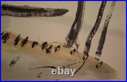 André Derain lithographie signée 56x43 Pour L'ouvre 71x53 Sur Papier Velin