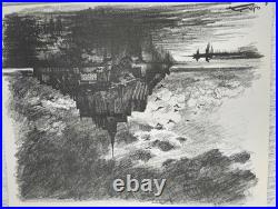 André Gardin 8 Lithographies originales signées Mont Saint-Michel N°128/160