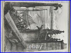 André Gardin 8 Lithographies originales signées Mont Saint-Michel N°128/160