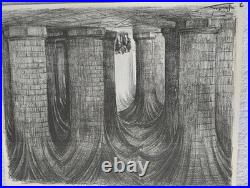 André Gardin 8 Lithographies originales signées Mont Saint-Michel N°128/160