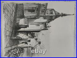 André Gardin 8 Lithographies originales signées Mont Saint-Michel N°128/160
