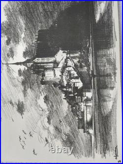 André Gardin 8 Lithographies originales signées Mont Saint-Michel N°128/160