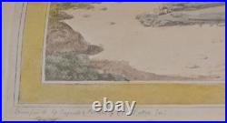 Antique 1788 Charles Catton Junior Le Loup #18 Dessin Toile Lithographie Coloré