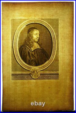 Antoine Le Maistre Maître Jacques LUBIN 1696 Solitaire Port-Royal gravure XVIIe