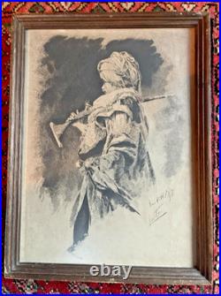 Antonio María Fabres y Costa (1854-1936) Gravure Militaire