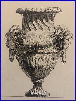 Auguste PEQUEGNOT (1819-1878) Ornement Vase D'ap Jacques Saly Décoration Symbole