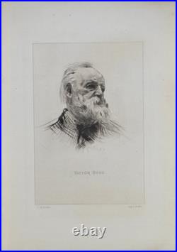 Auguste Rodin (1840-1917). Portrait de Victor Hugo de trois quarts