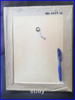 BELLE GRAVURE ENCADRÉE NUMÉROTÉE 74/99 ET SIGNÉE PIZA Arthur Luis 1971 TBE rare