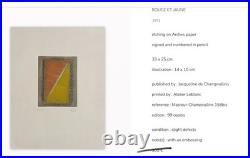 BELLE GRAVURE ENCADRÉE NUMÉROTÉE 74/99 ET SIGNÉE PIZA Arthur Luis 1971 TBE rare