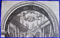 BIBIENA, Giuseppe Galli da (1696-1757). Gravure originale tirée de Architecture