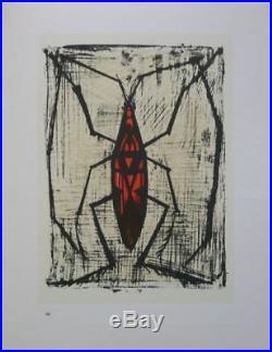 BUFFET Bernard 10 LITHOGRAPHIES Les Insectes 1967 #MOURLOT