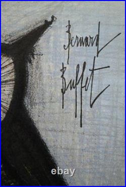 BUFFET Bernard le petit Hibou LITHOGRAPHIE originale signée, MOURLOT, 1967