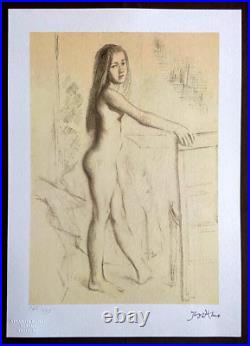 Balthus Lithographie Alberto Giacometti Jean Cocteau Egon Schiele