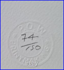 Banksy Barely Legal 70x50 CM Lithographie Impressions D'Art Limitée #74/150