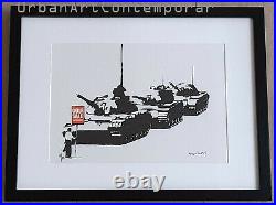 Banksy Lithographie Signed Numbered on 150, Certificat Edition CADRE INCLUS