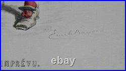 Bayard Emile(1837-1891)-lithographie Originale- Geronte-regnard Affiche Xixeme