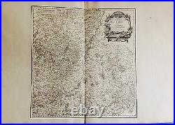 Belgique, Liege & Limburg, Original Map. Robert De Vaugondy, 1754