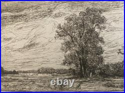 Belle Gravure 1911 Paysage Arbre Angele DeLassalle Montigny Beauchamp Art Ancien Belle Gravure 1911 Paysage Arbre Angele DeLassalle Montigny Beauchamp Art Ancien