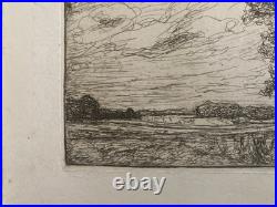 Belle Gravure 1911 Paysage Arbre Angele DeLassalle Montigny Beauchamp Art Ancien Belle Gravure 1911 Paysage Arbre Angele DeLassalle Montigny Beauchamp Art Ancien