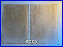 Belle Gravure Derveaux Saint Malo Ville Rue Art Ancien 1945 Estampe Lithographie