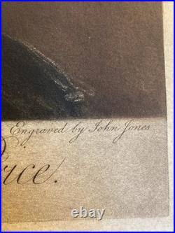 Belle Gravure Portrait XVIIIe Lady Caroline Price John Jones Estampe Art Ancien