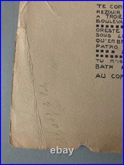 Belle Gravure lithographie 1914 Invitation Bal Des Quat'z'arts Beaux Art Homere