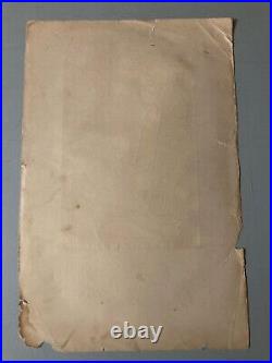 Belle Gravure lithographie 1914 Invitation Bal Des Quat'z'arts Beaux Art Homere