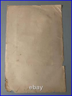 Belle Gravure lithographie 1914 Invitation Bal Des Quat'z'arts Beaux Art Homere