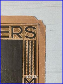 Belle Gravure lithographie 1927 Affiche Bal Des Quat'z'arts Beaux Art Paris