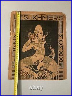 Belle Gravure lithographie 1927 Affiche Bal Des Quat'z'arts Beaux Art Paris