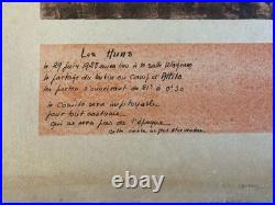 Belle Gravure lithographie Affiche 1928 Invitation Bal Des Quat'z'arts Ancien