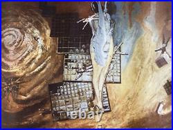 Belle Gravure lithographie miette epreuve d artiste art ange quantique 1970