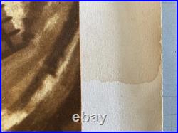 Belle Gravure lithographie miette epreuve d artiste art ange quantique 1970