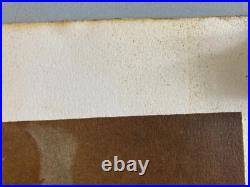 Belle Gravure lithographie miette epreuve d artiste art ange quantique 1970