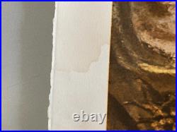 Belle Gravure lithographie miette epreuve d artiste art ange quantique 1970