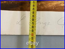 Belle Gravure lithographie miette epreuve d artiste art ange quantique 1970