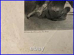 Belle Lithographie La Caricature Jugement des Juges Grandville Auguste Desperet