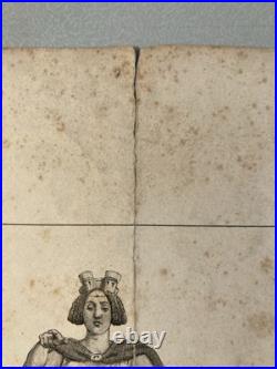 Belle Lithographie La Caricature Jugement des Juges Grandville Auguste Desperet