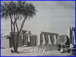 Belle gravure grand format de la description de l'Egypte 1809/1826