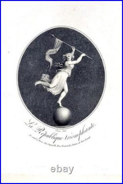 Belle gravure révolutionnaire de Darcis Paris 1793 Belle gravure révolutionnaire de Darcis Paris 1793