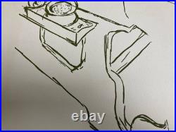 Belle lithographie Gravure Signée Henri De Toulouse Lautrec Jane Avril, 1969 Art