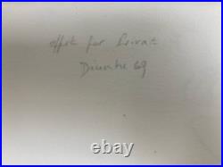 Belle lithographie Gravure Signée Henri De Toulouse Lautrec Jane Avril, 1969 Art