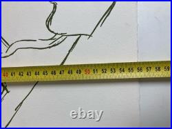 Belle lithographie Gravure Signée Henri De Toulouse Lautrec Jane Avril, 1969 Art