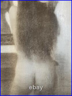 Belle lithographie femme nu erotique 1966 Bill Stilson William gravure art fille