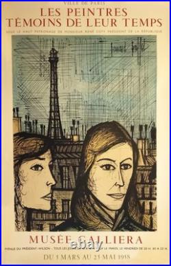 Bernard BUFFET 1958 Musée GALLIERA Affiche Lithographie Mourlot