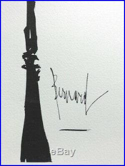 Bernard BUFFET Paris les deux Belvédères GRAVURE signée #1961 #197ex