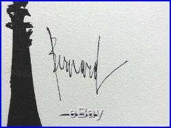 Bernard BUFFET Paris les deux Belvédères GRAVURE signée #1961 #197ex