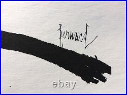 Bernard BUFFET Vos yeux GRAVURE signée, Edition limitée 197ex, 1961