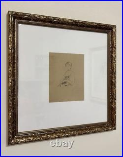 Berthe Morisot, Julie Manet au chat, Lithogravure originale, Signée, 1889