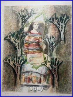 Boulevard Montparnasse André Goezu Lithographie signée numérotée